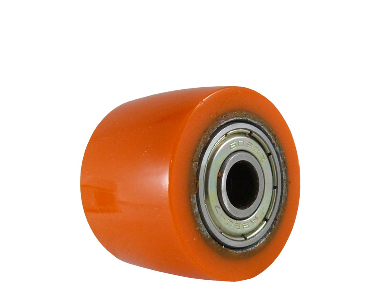 Mini roues forte charge bandage PU - max 150kg - chape acier